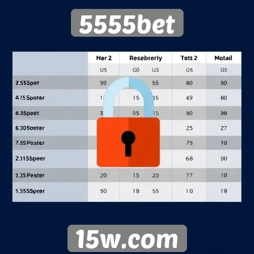 Comparativo entre a segurança do 5555bet e concorrentes