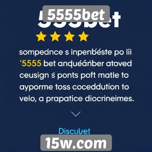 Opiniões de usuários sobre a experiência no 5555bet